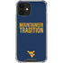 West Virginia University Climb Higher iPhone 12 Mini Clear Case