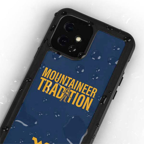 West Virginia University Climb Higher iPhone 12 Mini Waterproof Case