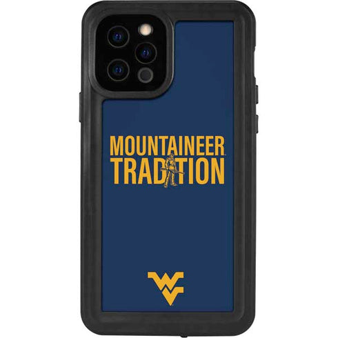 West Virginia University Climb Higher iPhone 12 Pro Waterproof Case