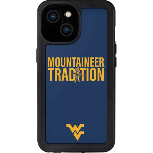 West Virginia University Climb Higher iPhone 13 Mini Waterproof Case