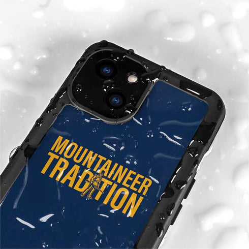 West Virginia University Climb Higher iPhone 13 Mini Waterproof Case