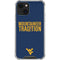 West Virginia University Climb Higher iPhone 14 Plus Clear Case