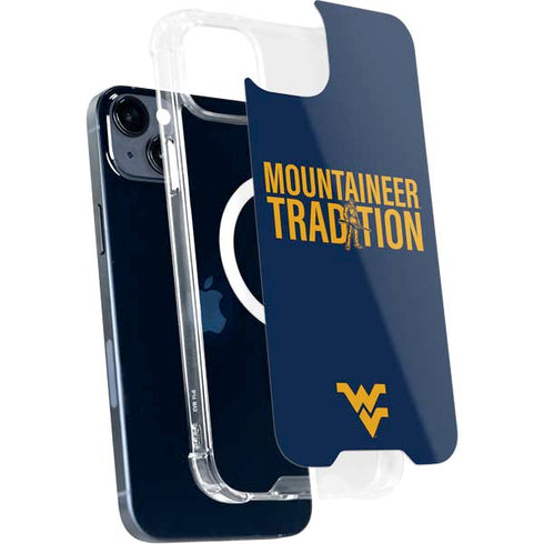 West Virginia University Climb Higher iPhone 15 Plus MagSafe Case