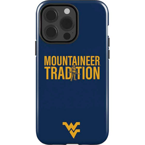 West Virginia University Climb Higher iPhone 15 Pro Impact Case