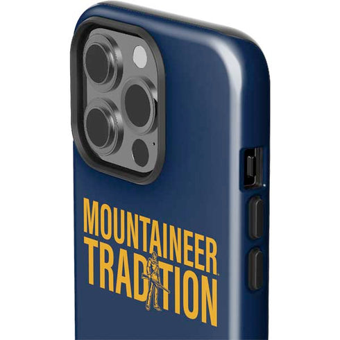 West Virginia University Climb Higher iPhone 15 Pro Impact Case