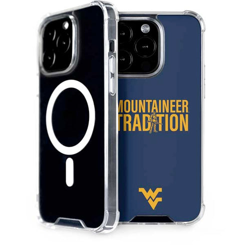 West Virginia University Climb Higher iPhone 14 Pro MagSafe Case