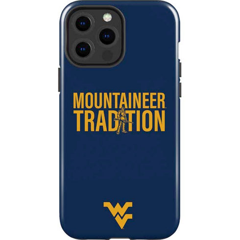 West Virginia University Climb Higher iPhone 15 Pro Max Impact Case