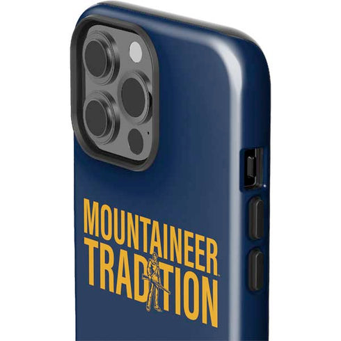 West Virginia University Climb Higher iPhone 15 Pro Max Impact Case