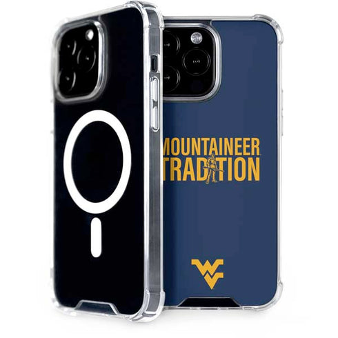 West Virginia University Climb Higher iPhone 15 Pro Max MagSafe Case