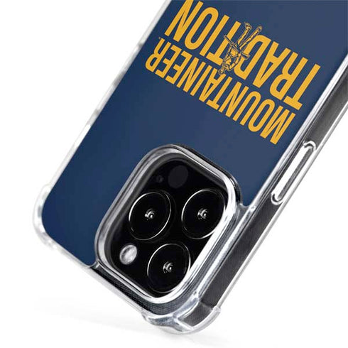 West Virginia University Climb Higher iPhone 15 Pro Max MagSafe Case