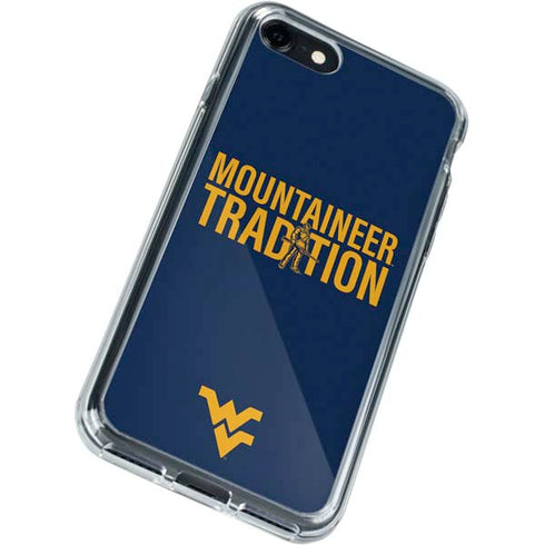 West Virginia University Climb Higher iPhone SE (2nd & 3rd Gen) Clear Case