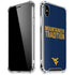 West Virginia University Climb Higher iPhone XS Max Clear Case