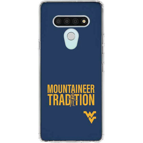 West Virginia University Climb Higher LG Stylo 6 Clear Case