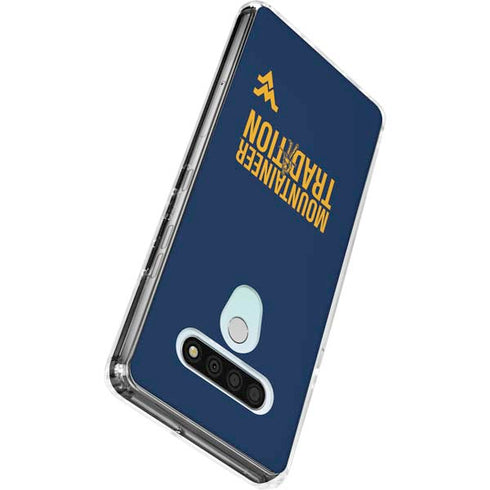 West Virginia University Climb Higher LG Stylo 6 Clear Case