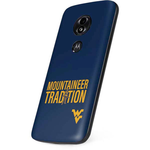 West Virginia University Climb Higher Moto E5 Play Skin