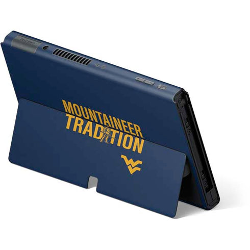 West Virginia University Climb Higher Nintendo Switch OLED (2021) Skin