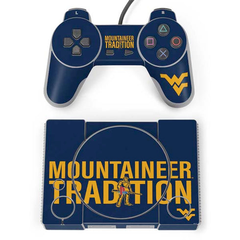 West Virginia University Climb Higher PlayStation Classic Bundle Skin