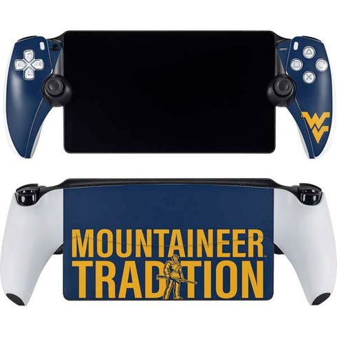 West Virginia University Climb Higher PlayStation Portal Remote Player Skin