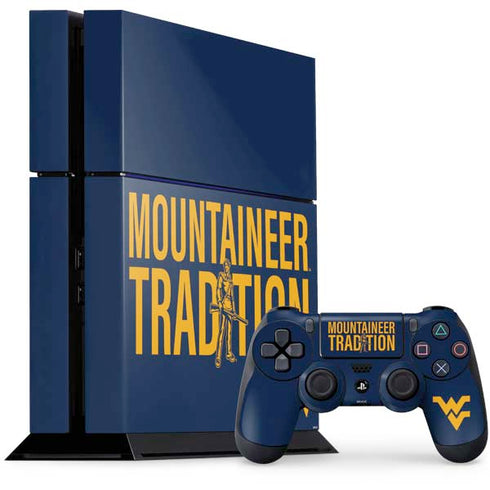 West Virginia University Climb Higher PS4 Console and Controller Bundle Skin