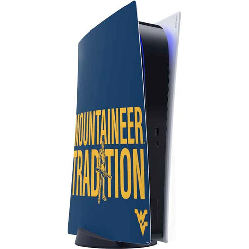 West Virginia University Climb Higher PS5 Digital Edition Console Skin