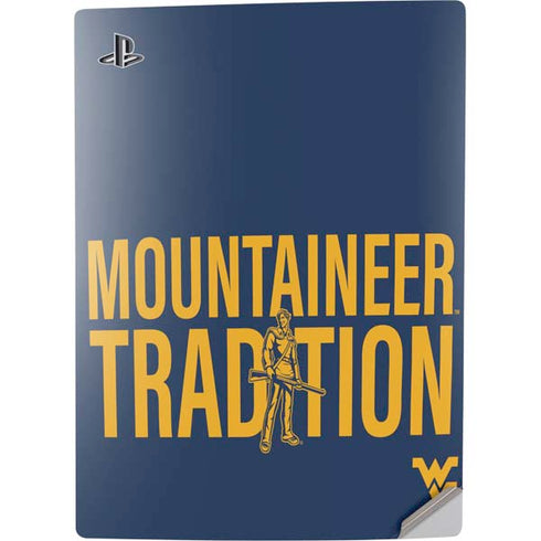 West Virginia University Climb Higher PS5 Digital Edition Console Skin