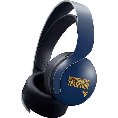 West Virginia University Climb Higher PULSE 3D Wireless Headset for PS5 Skin