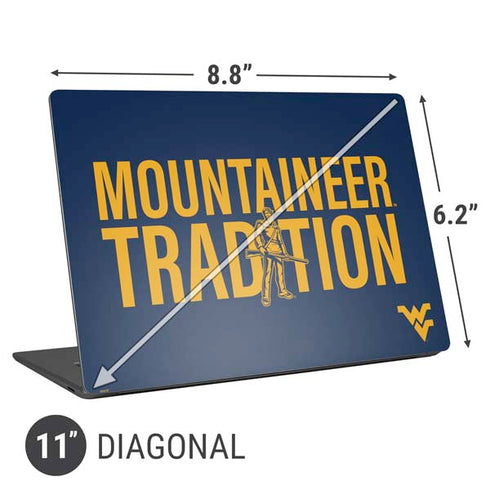 West Virginia University Climb Higher Universal Laptop 11in (8.8 x 6.2in) Skin
