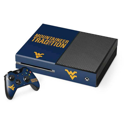West Virginia University Climb Higher Xbox One Console and Controller Bundle Skin