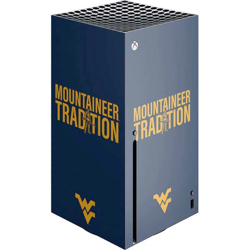 West Virginia University Climb Higher Xbox Series X Console Skin