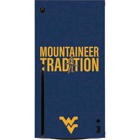 West Virginia University Climb Higher Xbox Series X Console Skin
