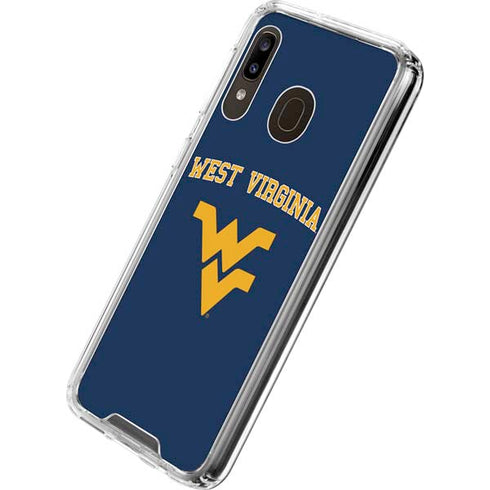 West Virginia University Est 1867 Galaxy A30 Clear Case