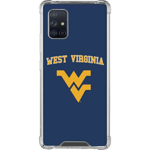 West Virginia University Est 1867 Galaxy A71 5G Clear Case
