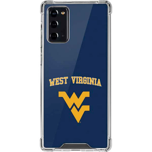 West Virginia University Est 1867 Galaxy Note20 5G Clear Case