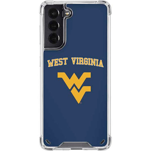 West Virginia University Est 1867 Galaxy S21 5G Clear Case