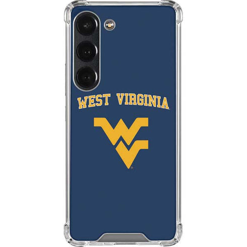 West Virginia University Est 1867 Galaxy S23 Clear Case