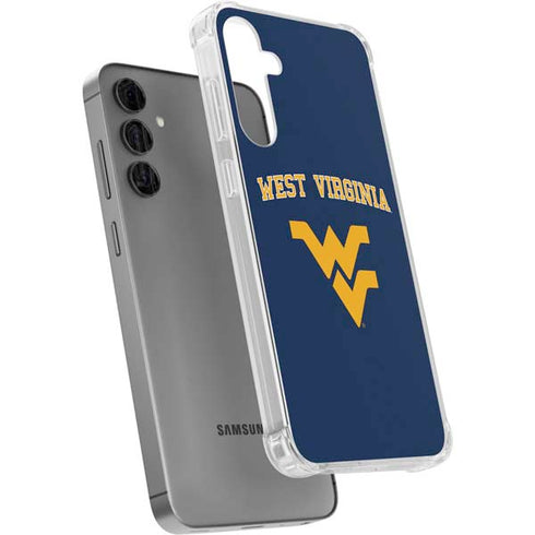 West Virginia University Est 1867 Galaxy S24 Plus Clear Case