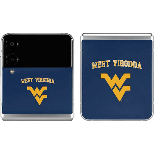 West Virginia University Est 1867 Galaxy Z Flip4 5G Skin