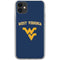 West Virginia University Est 1867 iPhone 11 Clear Case