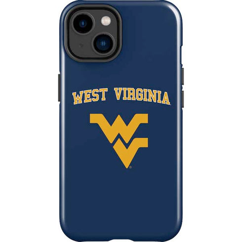 West Virginia University Est 1867 iPhone 15 Plus Impact Case