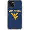 West Virginia University Est 1867 iPhone 14 Plus Clear Case