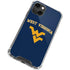 West Virginia University Est 1867 iPhone 14 Plus Clear Case