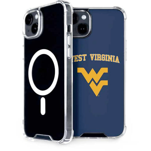 West Virginia University Est 1867 iPhone 15 Plus MagSafe Case