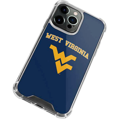West Virginia University Est 1867 iPhone 14 Pro Clear Case