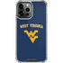 West Virginia University Est 1867 iPhone 14 Pro Max Clear Case