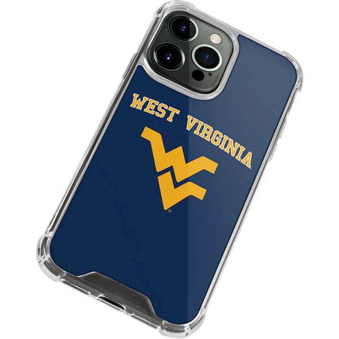 West Virginia University Est 1867 iPhone 14 Pro Max Clear Case