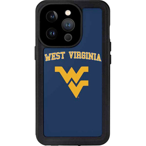 West Virginia University Est 1867 iPhone 14 Pro Waterproof Case