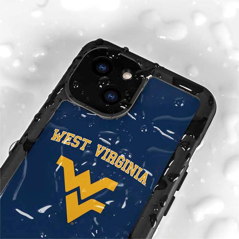 West Virginia University Est 1867 iPhone 15 Waterproof Case
