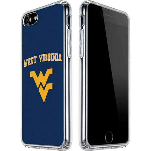 West Virginia University Est 1867 iPhone SE (2nd & 3rd Gen) Clear Case