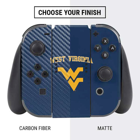 West Virginia University Est 1867 Nintendo Switch Bundle Skin