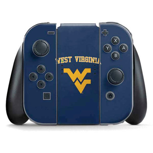 West Virginia University Est 1867 Nintendo Switch (2017-2021) Joy-Con Controller Skin